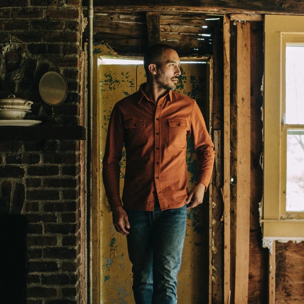 Taylor Stitch | The Yosemite Shirt | Color: Copper | Size: 40 (M)